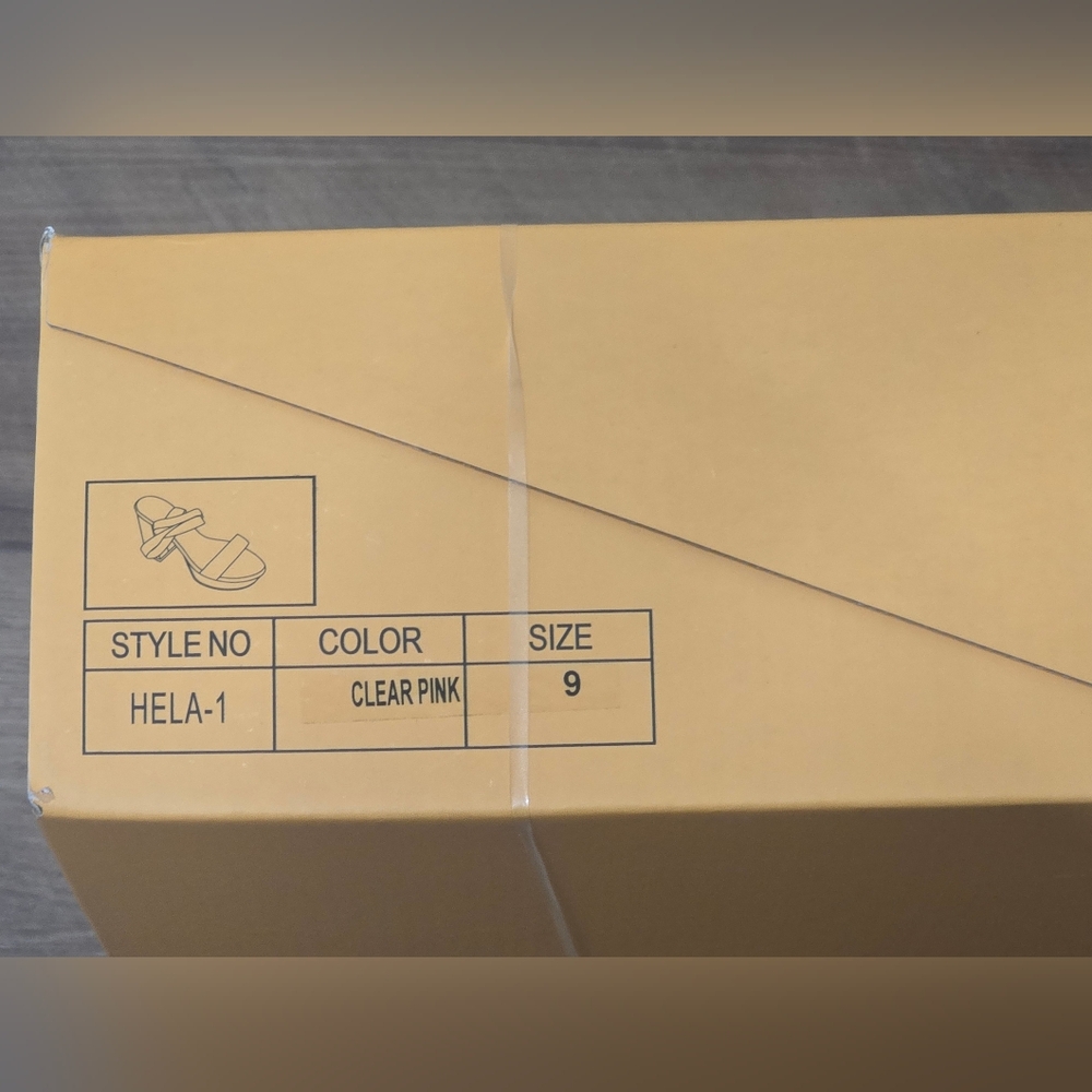 Chase + Chloe Pink Women's Heels - Picture 3 of 7